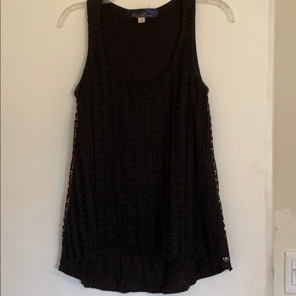 Black tank top